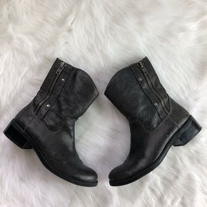 Jessica Simpson Black Moto Boots Size 8 1/2